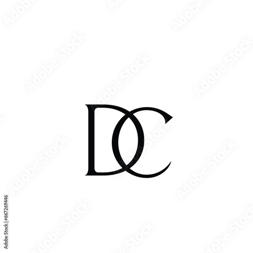DC symbol in black color on white background