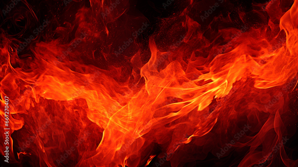 fire texture background image, Generative AI