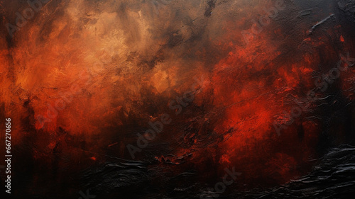 Obraz na płótnie Heavy oil paint texture , background abstract , dark colors. Generative AI w salonie
