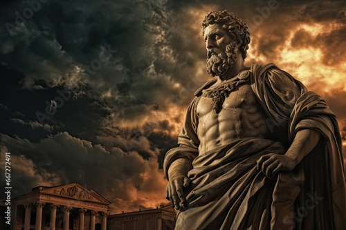The end of Marcus Aurelius reign. photo