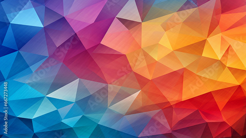 colorful abstract geometric triangle background