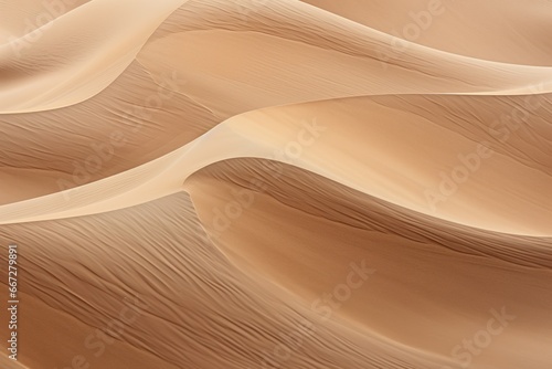 Sand dunes texture, windswept desert landscape. photo