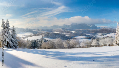 snowy winter landscape panorama © Richard
