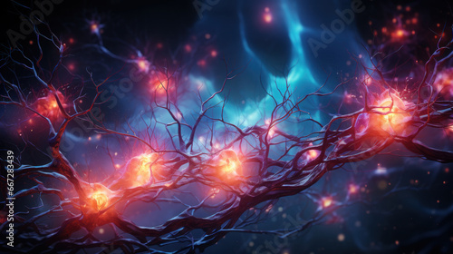 Illuminating Synapses: Neural Connections in Action. Generative AI
