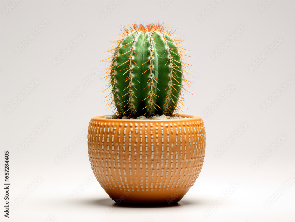 Cactus in a Pot, Studio Shot, Generative AI