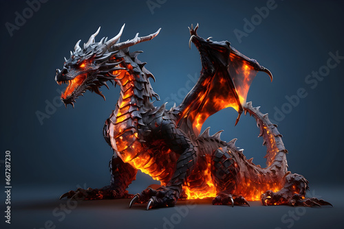 Fire dragon © Karolis