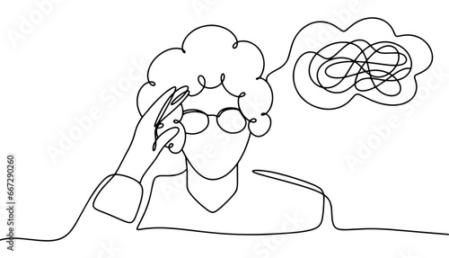 Grandmother. Alzheimer's disease. One line