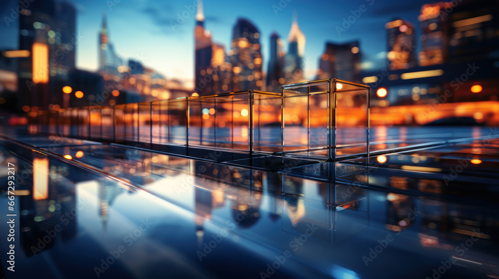 Obraz premium city background. Generative AI