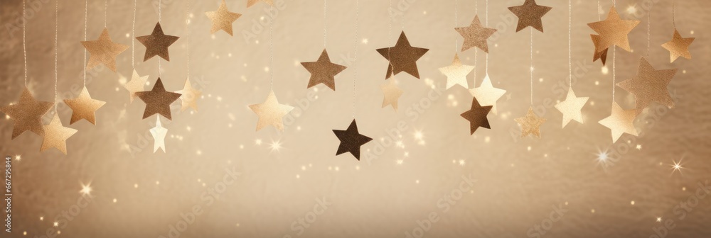 Eco-Friendly Handmade Christmas Stars Illuminate Monochrome Background for DIY Zero Waste Holiday Greetings and Decor Eco-Friendly Handmade Christmas Stars Illuminate Monochrome Background for DIY Zero Waste Holiday Greetings and Decor