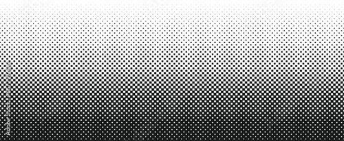 Black and white halftone dotted pattern.