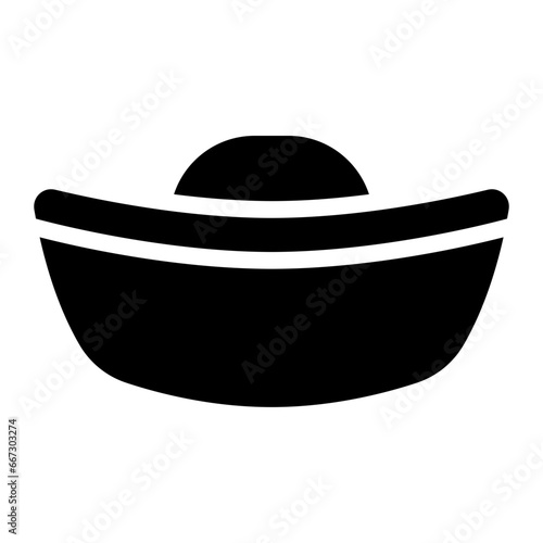Sycee black solid glyph icon