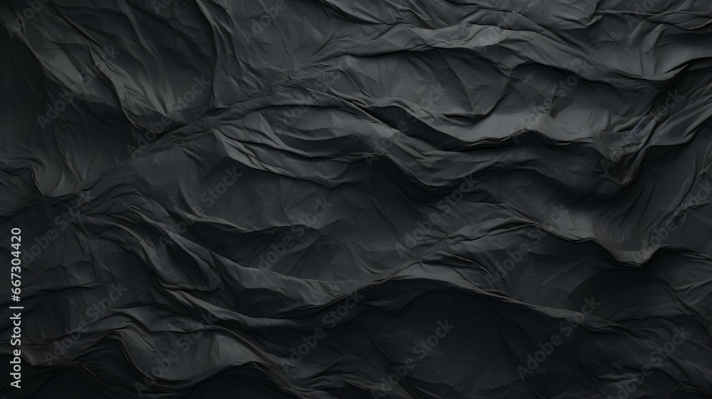 Crumpled Black Paper Texture Background Crumpled Black Paper Texture Background