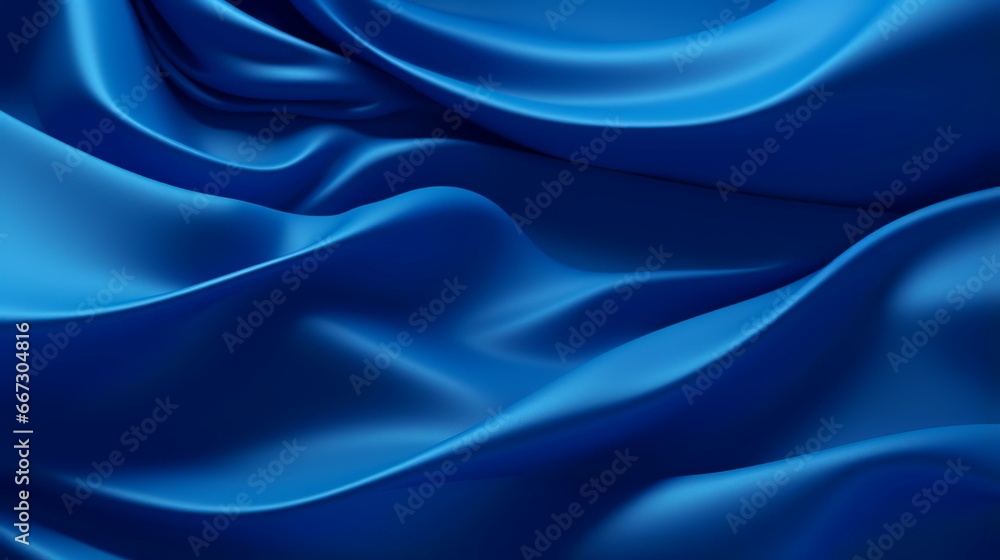Obraz premium Crumpled blue paper background