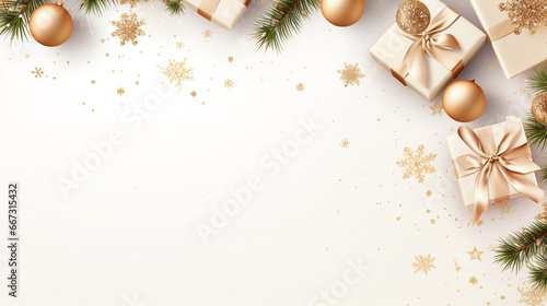 Beautiful chrismas background template with copy space for text