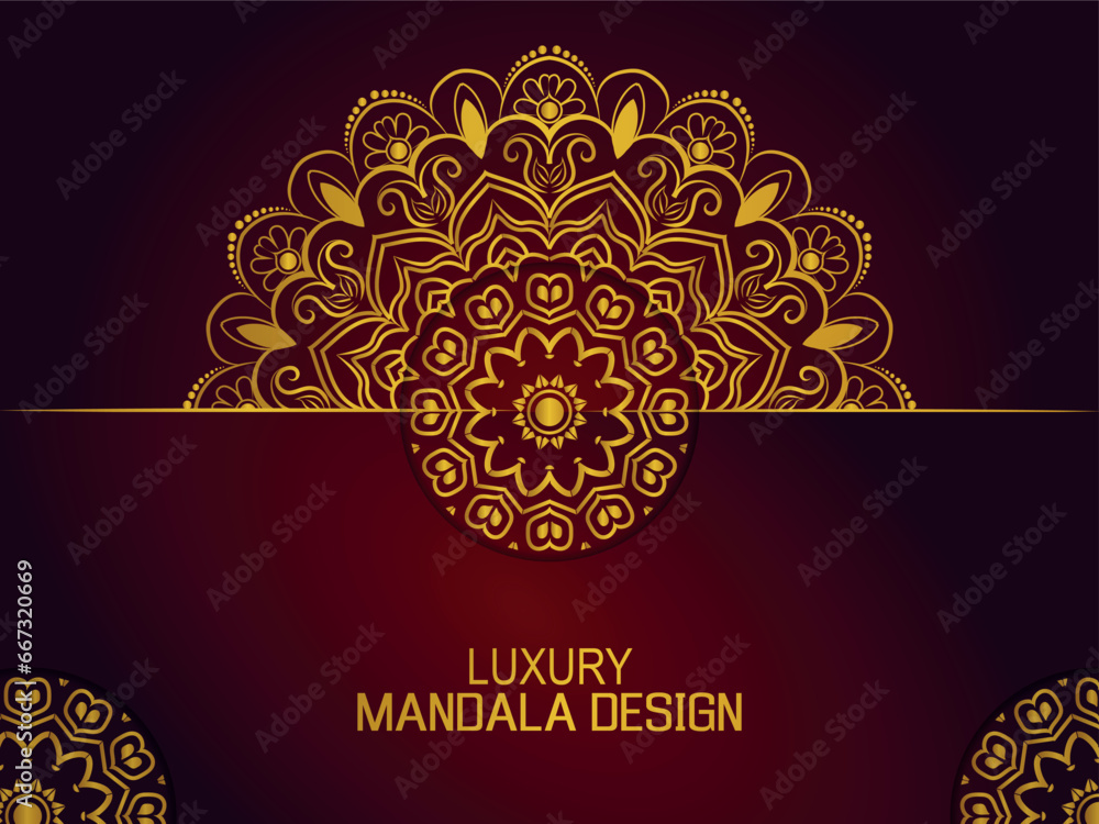 Luxury ornamental mandala design background in gold, Luxury wedding invitation card, Ornamental floral corner frame, gold mandala decoration for marketing agency Luxury ornamental mandala design background in gold, Luxury wedding invitation card, Ornamental floral corner frame, gold mandala decoration for marketing agency