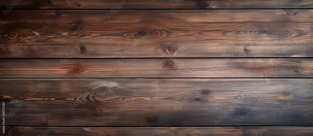 Naklejka premium Close up top view of empty wood background texture template