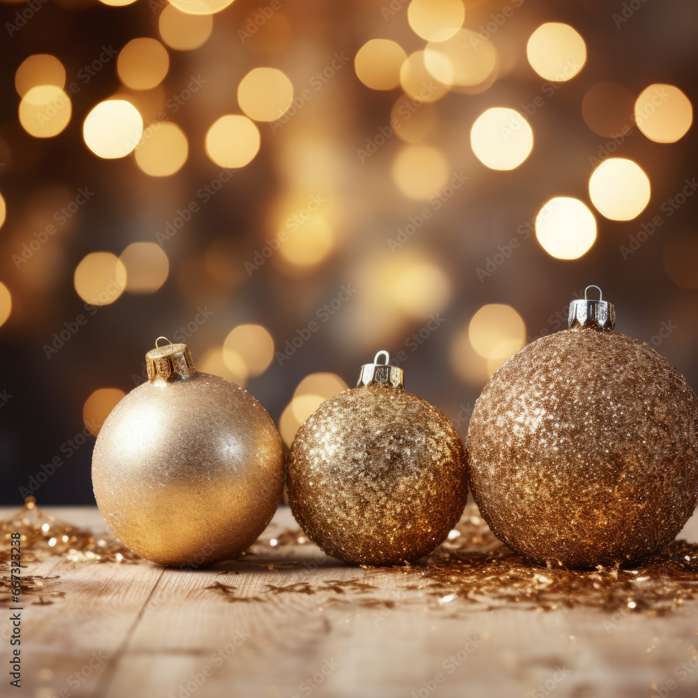 A golden abstract Christmas background A golden abstract Christmas background