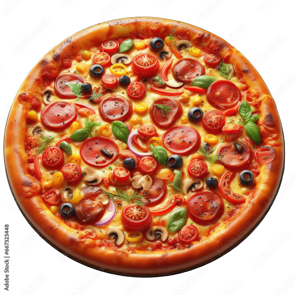 Delectable Cauliflower Crust Pizza, GENERATIVE AI