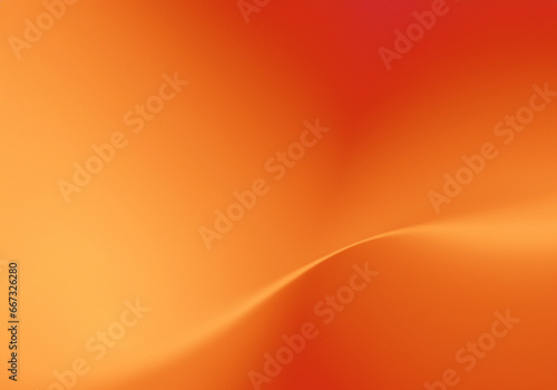 暖かいオレンジ色の流線型の背景素材 photo
