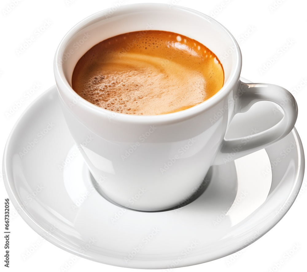 Coffee Espresso. Isolated on Transparent Background Coffee Espresso. Isolated on Transparent Background