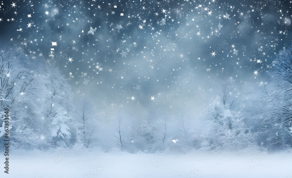 Snowy backdrop, Christmas blue background, snowy winter, winter holiday background, snowdrifts, snow-covered blur forest, cold winter time, christmas snowy, Web banner. Snowy backdrop, Christmas blue background, snowy winter, winter holiday background, snowdrifts, snow-covered blur forest, cold winter time, christmas snowy, Web banner.