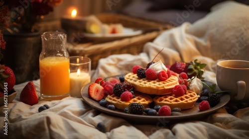 A lovingly prepared breakfast in bed awaits