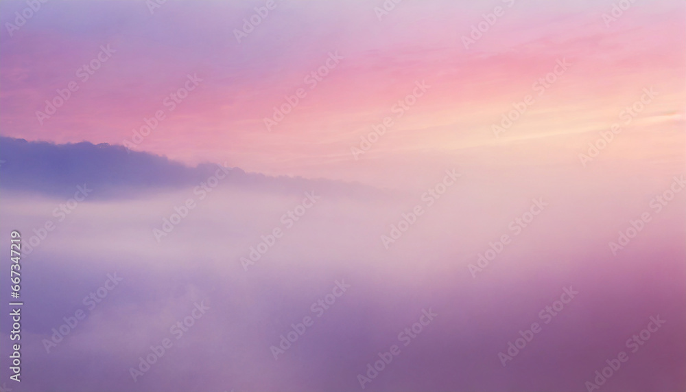 misty morning light pink purple pastel gradient dreamy atmosphere phone wallpaper background ai generated
