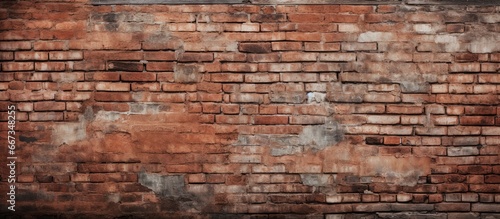 Texture of a weathered brick wall