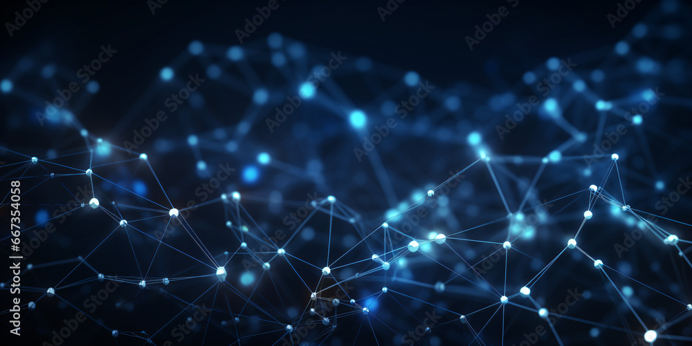 Abstract polygonal space low poly dark background with connecting dots and lines Abstract polygonal space low poly dark background with connecting dots and lines