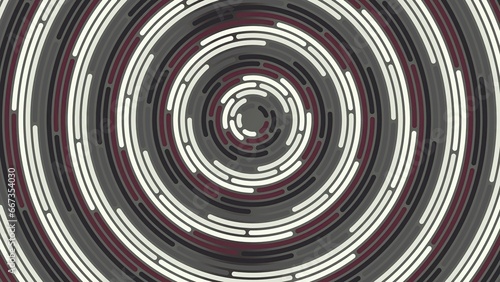 Abstract geometric pattern, color spiral.