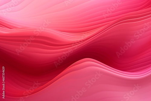 Abstract pink wave line background. Generative AI