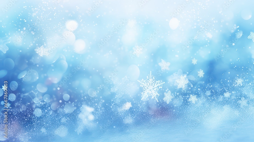 Frosty Winter Design Background