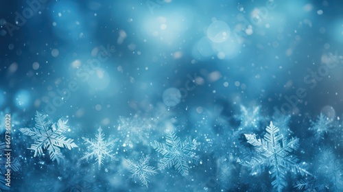 Frosty Winter Design Background