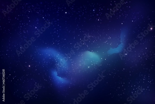 Abstract starry night sky with cosmic background. Generative AI