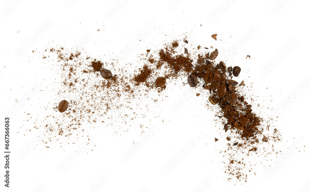 explosion of coffee bean