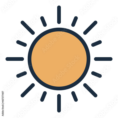 Sun icon