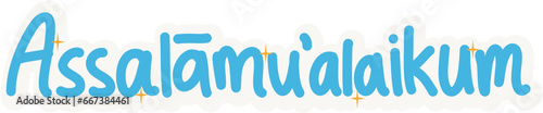 Assalamualaikum Sticker, Sticker for Muslims