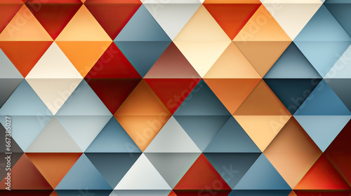 colored abstract triangle pattern for background or wallpaper 