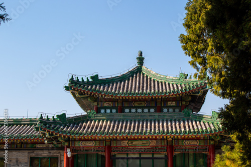 Close up on the beautiful roofs of Beijing's Forbidden City, China. © Tatiana Kashko