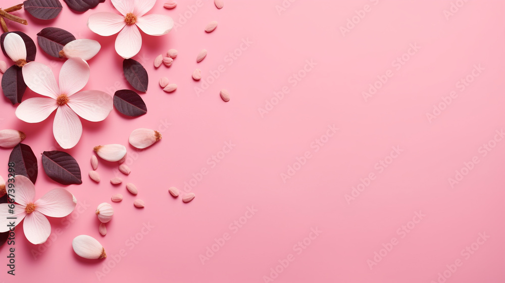 pink blossom HD 8K wallpaper Stock Photographic Image 