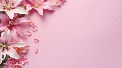 pink background HD 8K wallpaper Stock Photographic Image  © AA