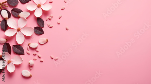 pink blossom HD 8K wallpaper Stock Photographic Image 