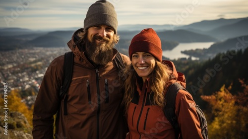 couple in the mountains