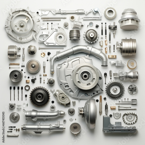 Single parts, Big, Automotive Parts, Aluminum