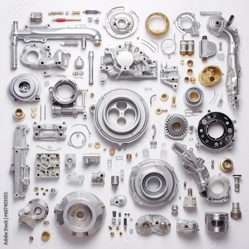 Single parts, Big, Automotive Parts, Aluminum