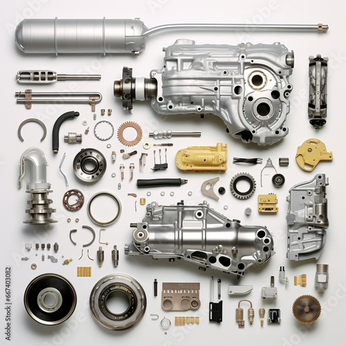 Single parts, Big, Automotive Parts, Aluminum