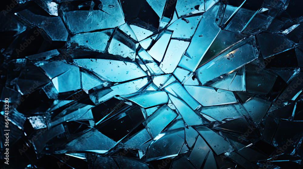 cracked glass object on black background, broken glass psd file, a dark ...