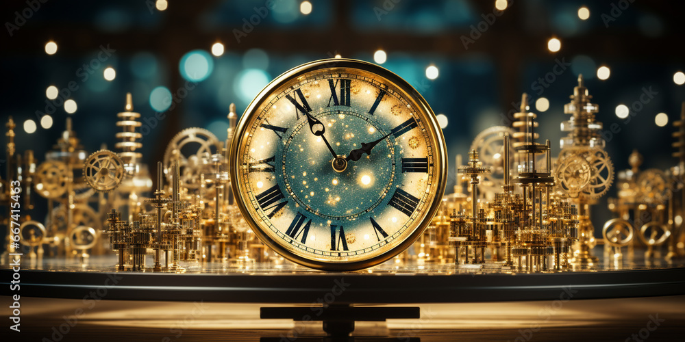Time is Running Out Clock Deadline Ending Soon 3D rendering
