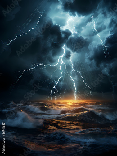 Storm background wallpaper poster PPT