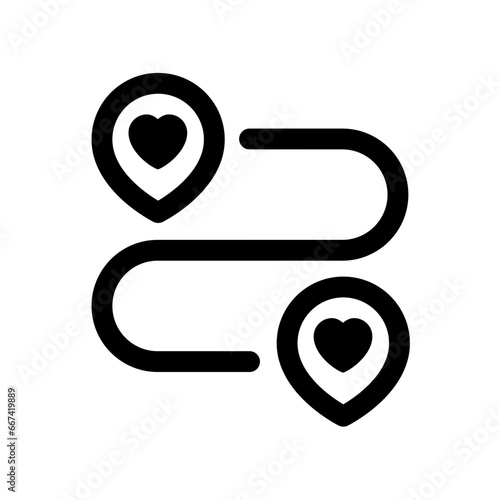 Long Distance Relationship Icon